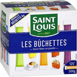 Saint Louis Les Bûchettes Sucre Blanc en Poudre 500g (lot de 6) 