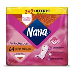 Promo Nana serviette hygiénique ultra regulier 2x16 chez Intermarché