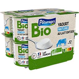 Yaourts Nature Au Lait Entier Bio Paturages Intermarche