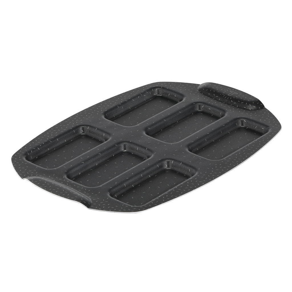 Neylokfen Moule Financier Metal 8 troue Plaque à Mini Financiers -8x3