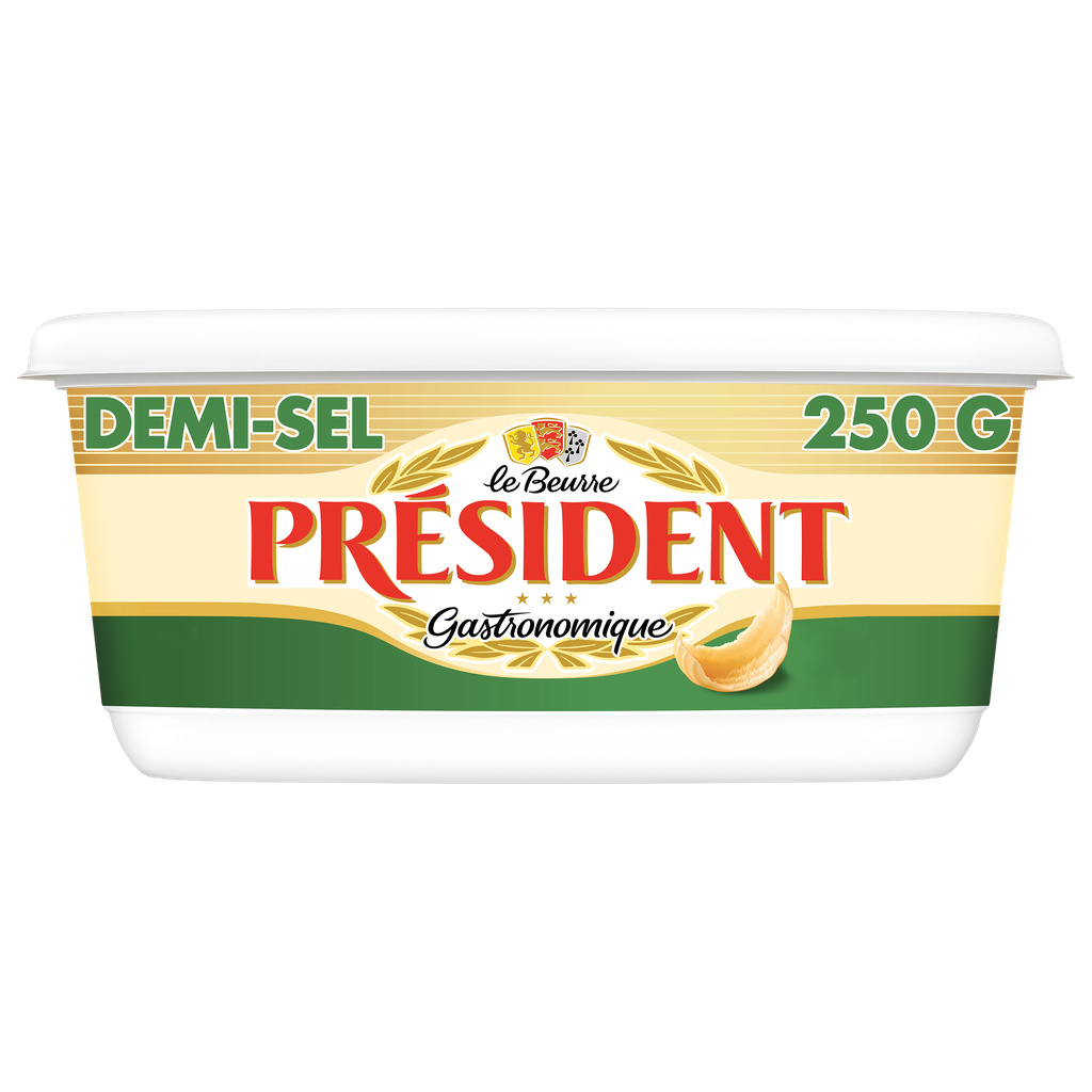 Beurre gastronomique demi-sel 80% MG