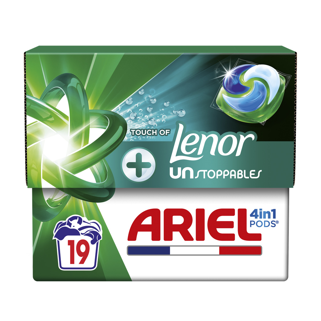 Ariel All-in-1 PODS, Lessive Liquide En Capsules 20 Lavages, +Ultra